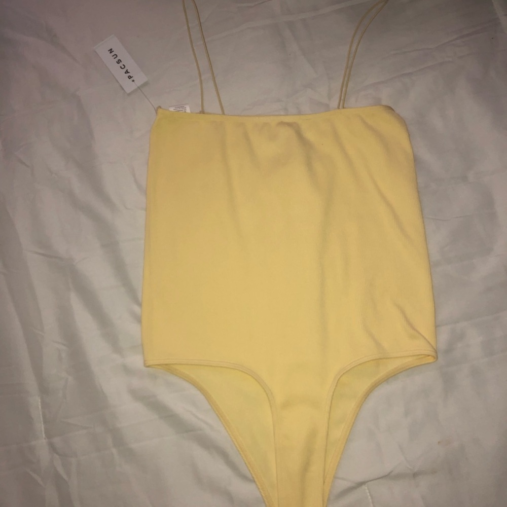 Thin strapped bodysuit